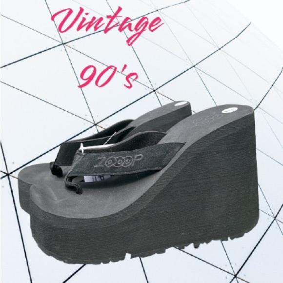 Vintage 90's🌸 ZOOP Platforms - Picture 4 of 14